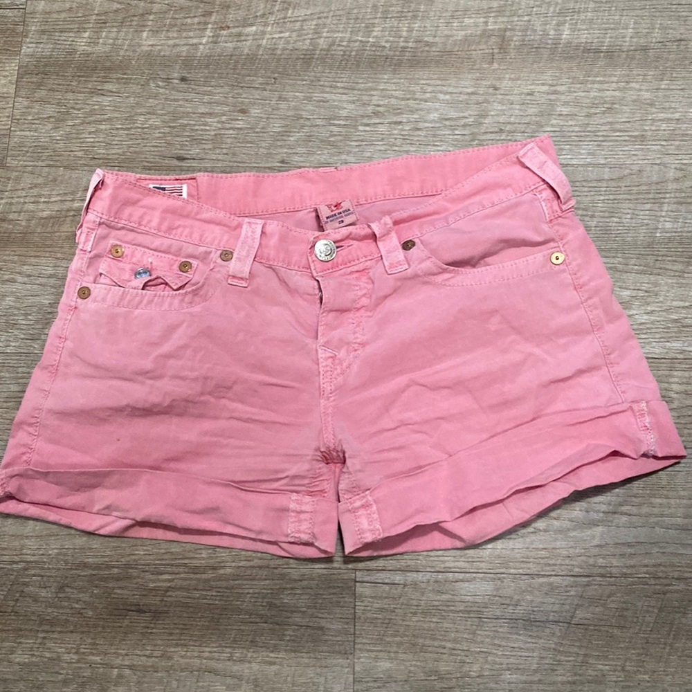 True Religion Jayde pink shorts 29